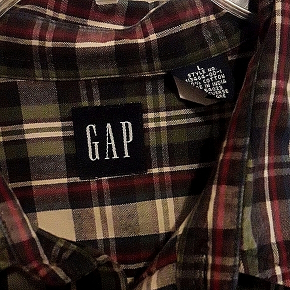 GAP BUTTON DOWN SHIRT L - Picture 3 of 4